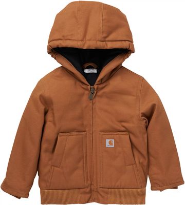 Carhartt Little Boys' Carhartt Canvas Insulated Hooded Active Jacket