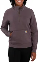 Carhartt Women's Relaxed Fit Midweight 1/4 Zip Sweatshirt