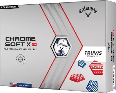 Callaway 2022 Chrome Soft X LS Truvis USA Golf Balls