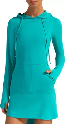 BloqUV Women's Sun Protective UPF 50 Hoodie Dress