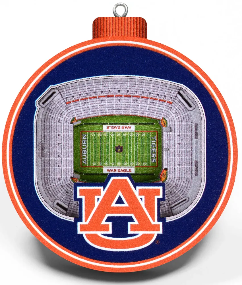 YouTheFan Auburn Tigers 3D StadiumView Ornament