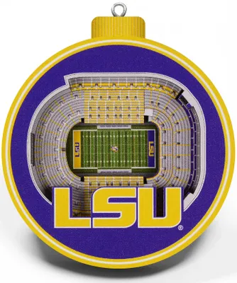 YouTheFan LSU Tigers 3D StadiumView Ornament