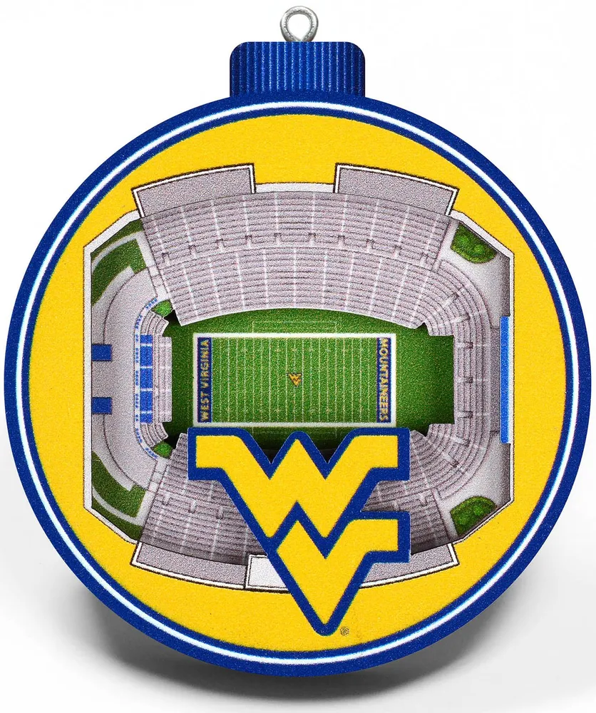 YouTheFan West Virginia Mountaineers 3D StadiumView Ornament