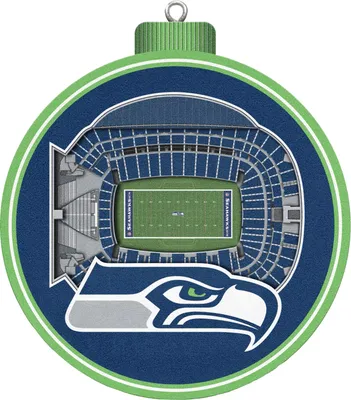 You The Fan Seattle Seahawks 3D Stadium Ornament