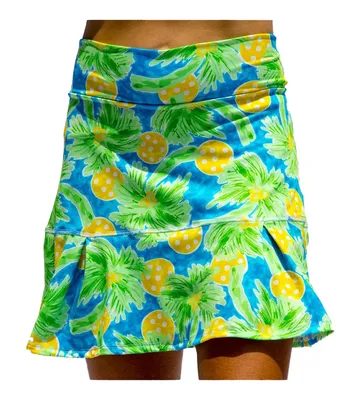 Pickleball Bella Women's Palms 1 Drop Pleat Skort