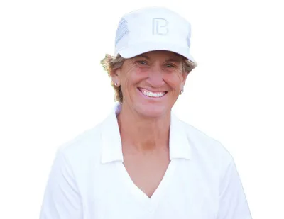 Pickleball Bella Women's White PB Embroidered Hat