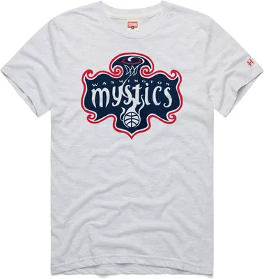 Homage Adult Washington Mystics Grey Logo T-Shirt