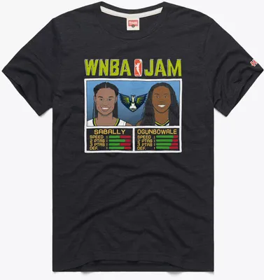 Homage Adult Dallas Wings Grey Jam T-Shirt