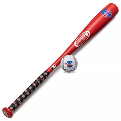 SweetSpot Baseball Philadelphia Phillies 32” Senior Bat and Spaseball Combo