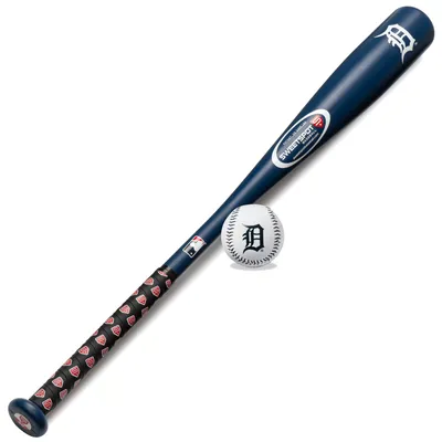 SweetSpot Baseball Detroit Tigers 32” Senior Bat and Spaseball Combo