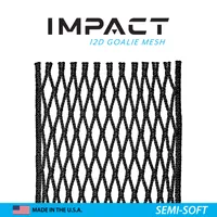 ECD Impact Lacrosse Goalie Semi-Soft Mesh