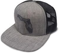 Flowgrown Florida Leather Trucker Hat