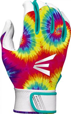 Easton Girls' Lauren Chamberlain Elite Softball Tie Dye Batting Gloves