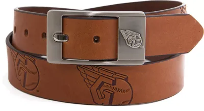 Eagles Wings Men's Cleveland Guardians Leather Belt