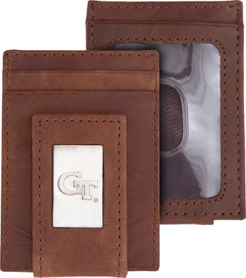 Eagles Wings Georgia Tech Yellow Jackets Front Pocket Wallet