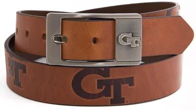 Eagles Wings Georgia Tech Yellow Jackets Leather Belt