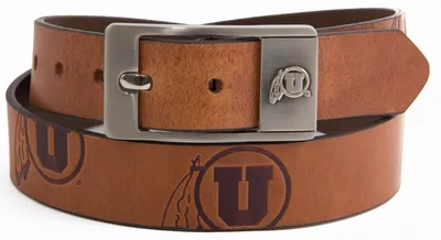 Eagles Wings Utah Utes Leather Belt