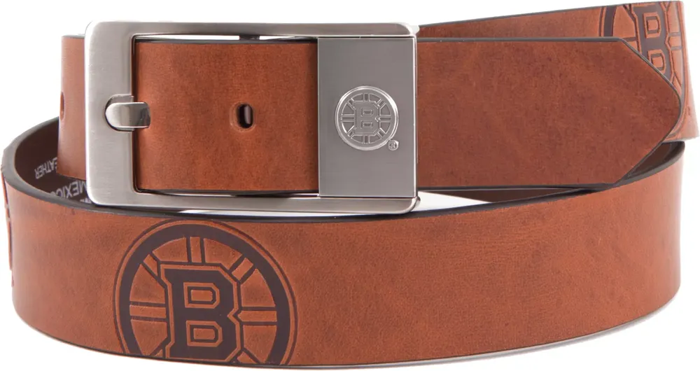 Eagles Wings Men's Boston Bruins Leather Belt