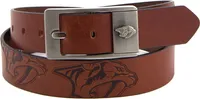 Eagles Wings Men's Nashville Predators Leather Belt