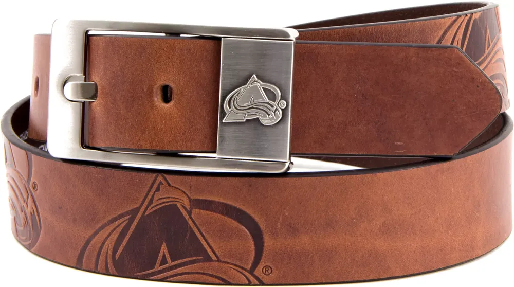 Eagles Wings Men's Colorado Avalance Leather Belt