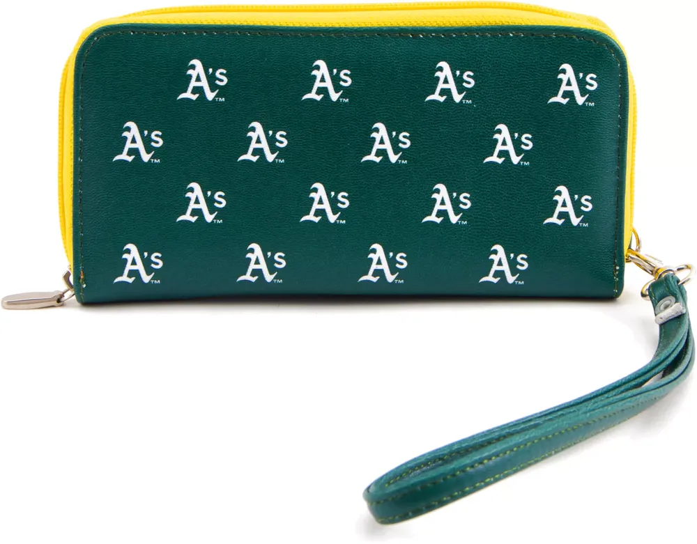 Eagles Wings Women's Oakland Athletics Wristlet Wallet