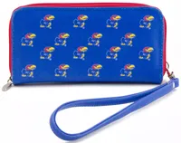 Eagles Wings Kansas Jayhawks Wristlet Wallet