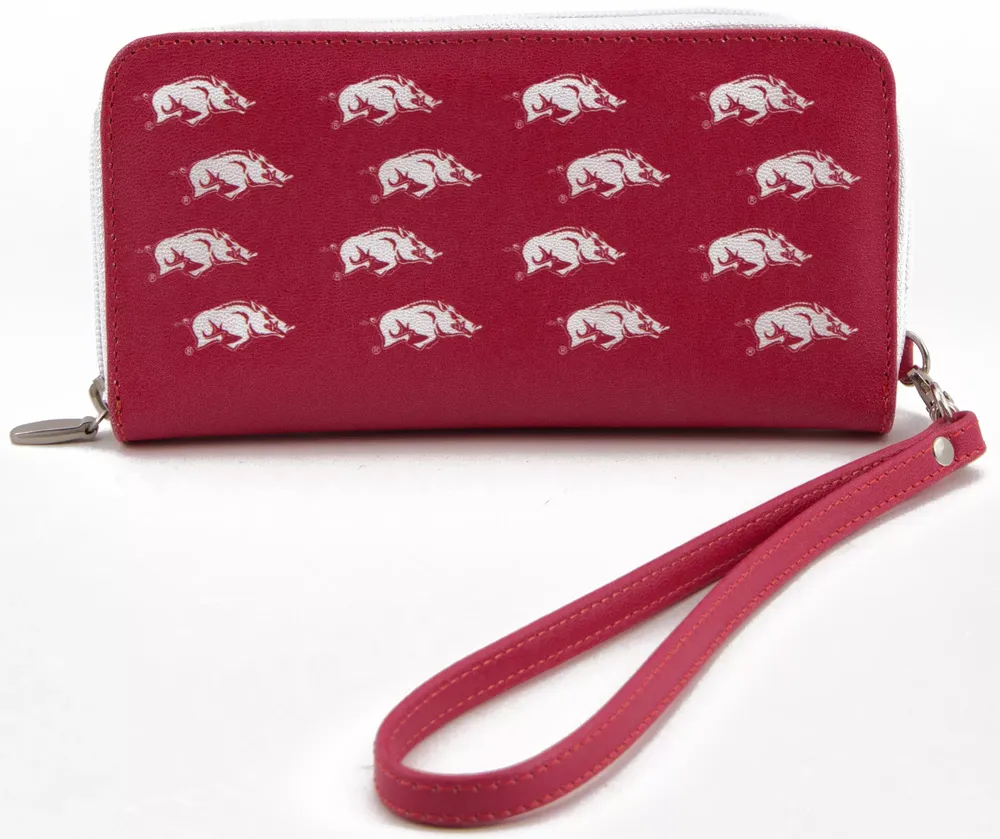 Eagles Wings Arkansas Razorbacks Wristlet Wallet