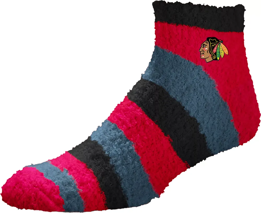 For Bare Feet Chicago Blackhawks Rainbow II Cozy Socks