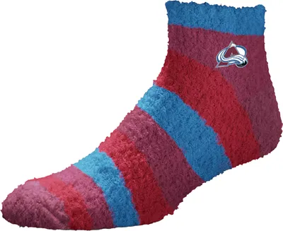 For Bare Feet Colorado Avalanche Rainbow II Cozy Socks