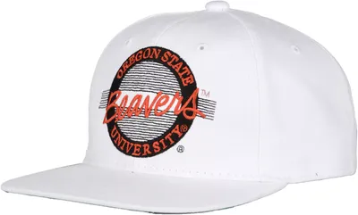 The Game Men's Oregon State Beavers White Circle Adjustable Hat