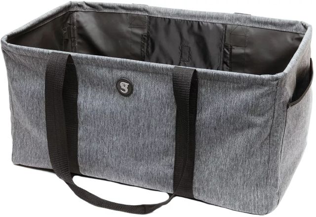  Thirty-One Deluxe Utility Tote in Charcoal Crosshatch