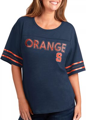 G-III For Her Women's Syracuse Orange Blue Extra Point T-Shirt