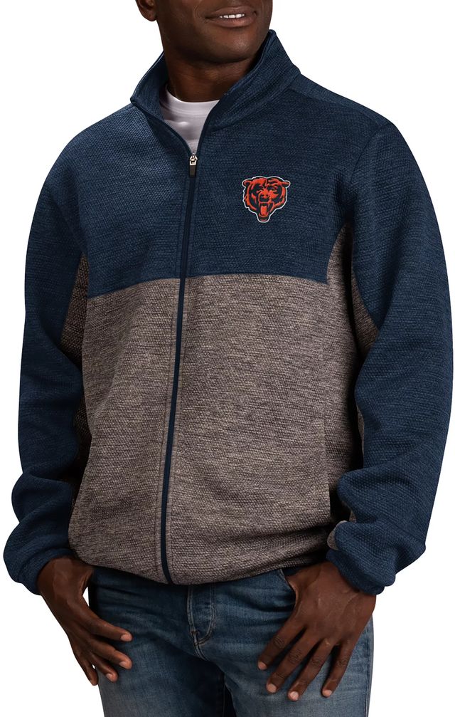 Antigua Chicago Bears Course 1/4-Zip Pullover Sweatshirt Small