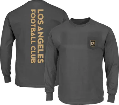 MLS Big & Tall Los Angeles City FC One Pocket Grey Long Sleeve Shirt