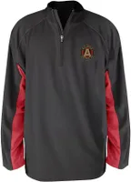 MLS Big & Tall Atlanta United FC 1/4 Zip Black Quarter-Zip Pullover Shirt