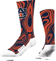 Strideline Auburn Tigers Oil Slick Crew Socks