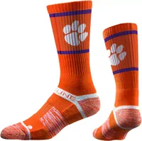 Strideline Clemson Tigers Logo Crew Socks