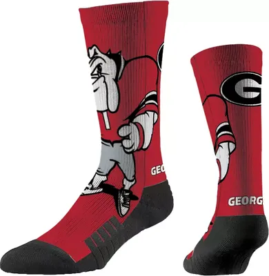 Strideline Georgia Bulldogs Mascot Crew Socks