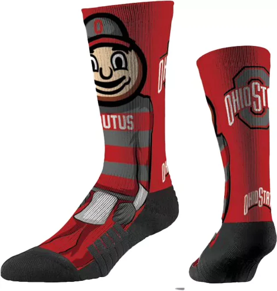 Strideline Ohio State Buckeyes Mascot Crew Socks