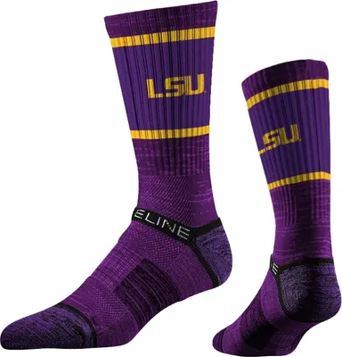 Strideline LSU Tigers Logo Crew Socks