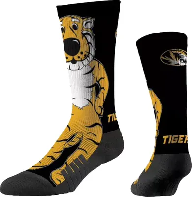 Strideline Missouri Tigers Mascot Crew Socks