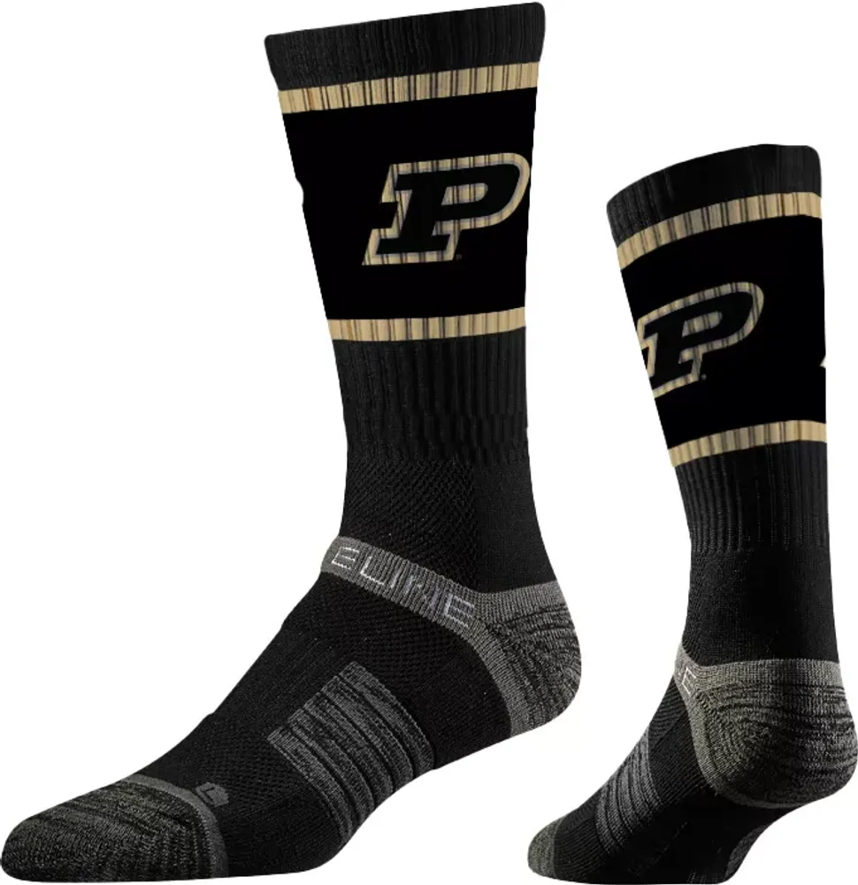 Strideline Purdue Boilermakers Logo Crew Socks