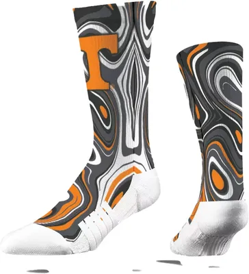 Strideline Tennessee Volunteers Oil Slick Crew Socks