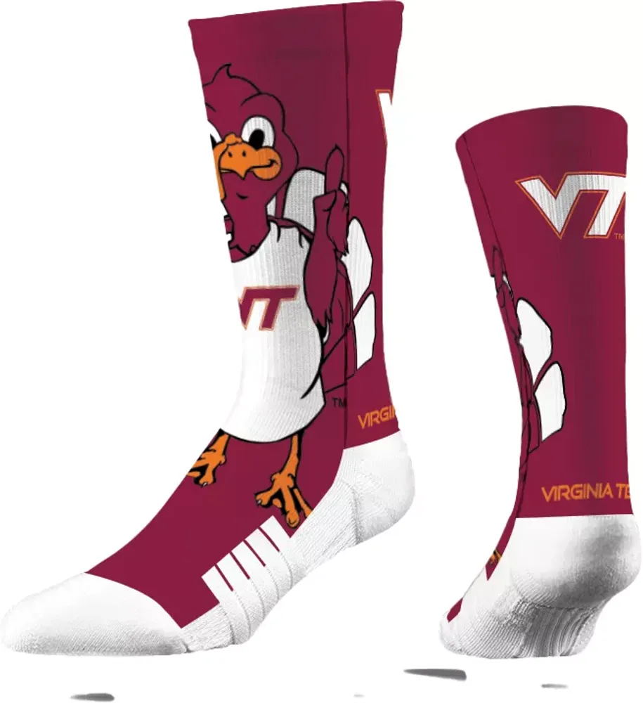 Strideline Virginia Tech Hokies Mascot Crew Socks