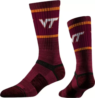 Strideline Virginia Tech Hokies Logo Crew Socks