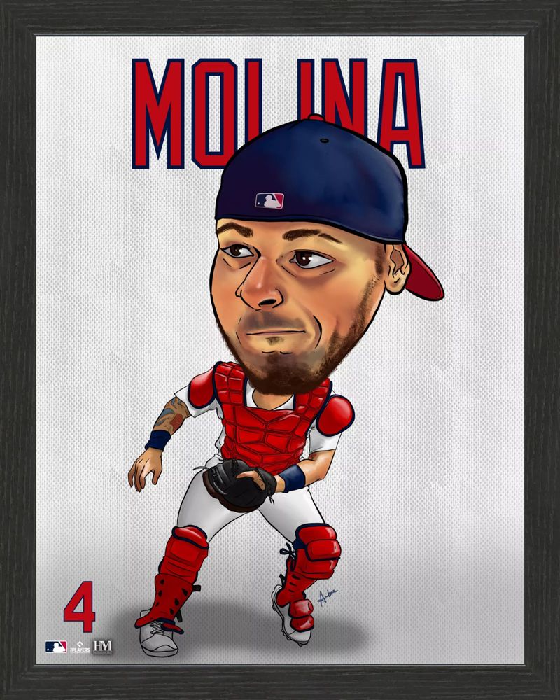 Yadier Molina St. Louis Cardinals Sports Poster Fan Art 