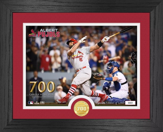 Albert Pujols 700th Home Run St. Louis Cardinals 8 x 10 Framed