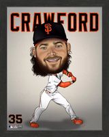 Highland Mint San Francisco Giants Brandon Crawford Dynamo Framed Photo