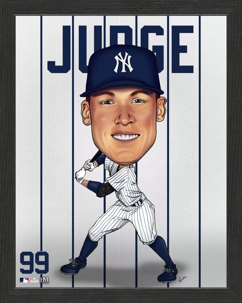 Aaron Judge New York Yankees Sports Poster Fan Art Wall 