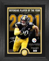 Highland Mint Pittsburgh Steelers T.j. Watt Sack Record Coin Photo Mint - Each